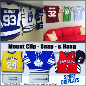 stocking stuffer ideas, jersey frame, jersey hanger