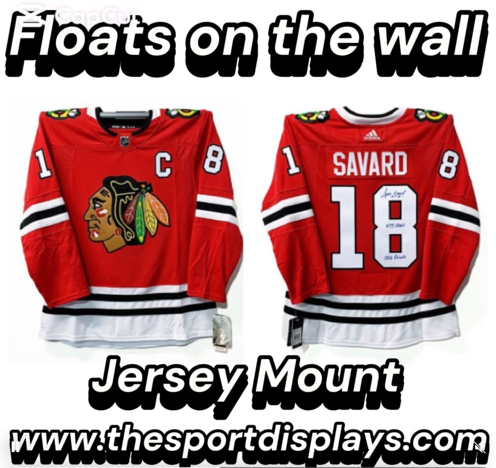 Jersey Mount — Display Your Sports Jersey on Any Wall | The Sport Displays-Jersey Mount-Sports Displays