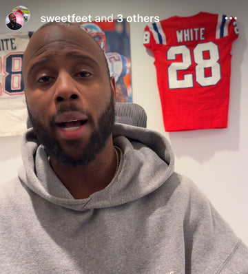 James Calvin White 3 x Superbowl Chamption and 3 TD Combo Pack DEAL!-Jersey Mount-Sports Displays