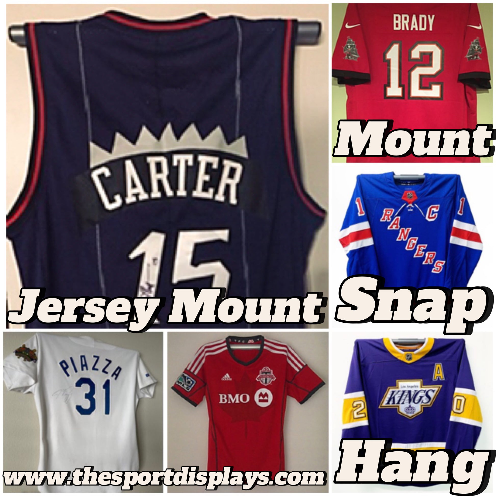 Jersey Mount — Display Your Sports Jersey on Any Wall | The Sport Displays-Jersey Mount-Sports Displays