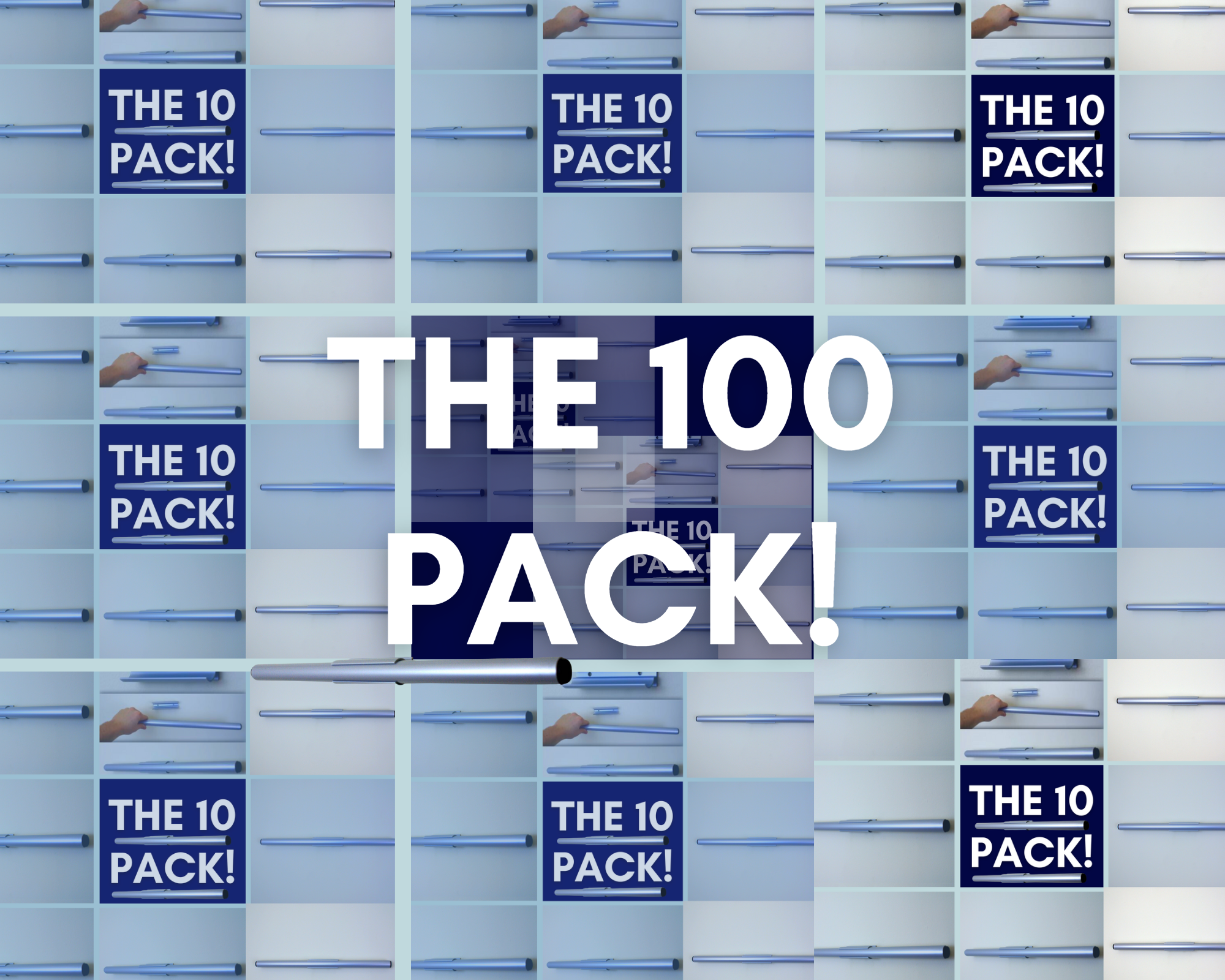 The 100 pack - Wholesale Retail Package-Sports Displays