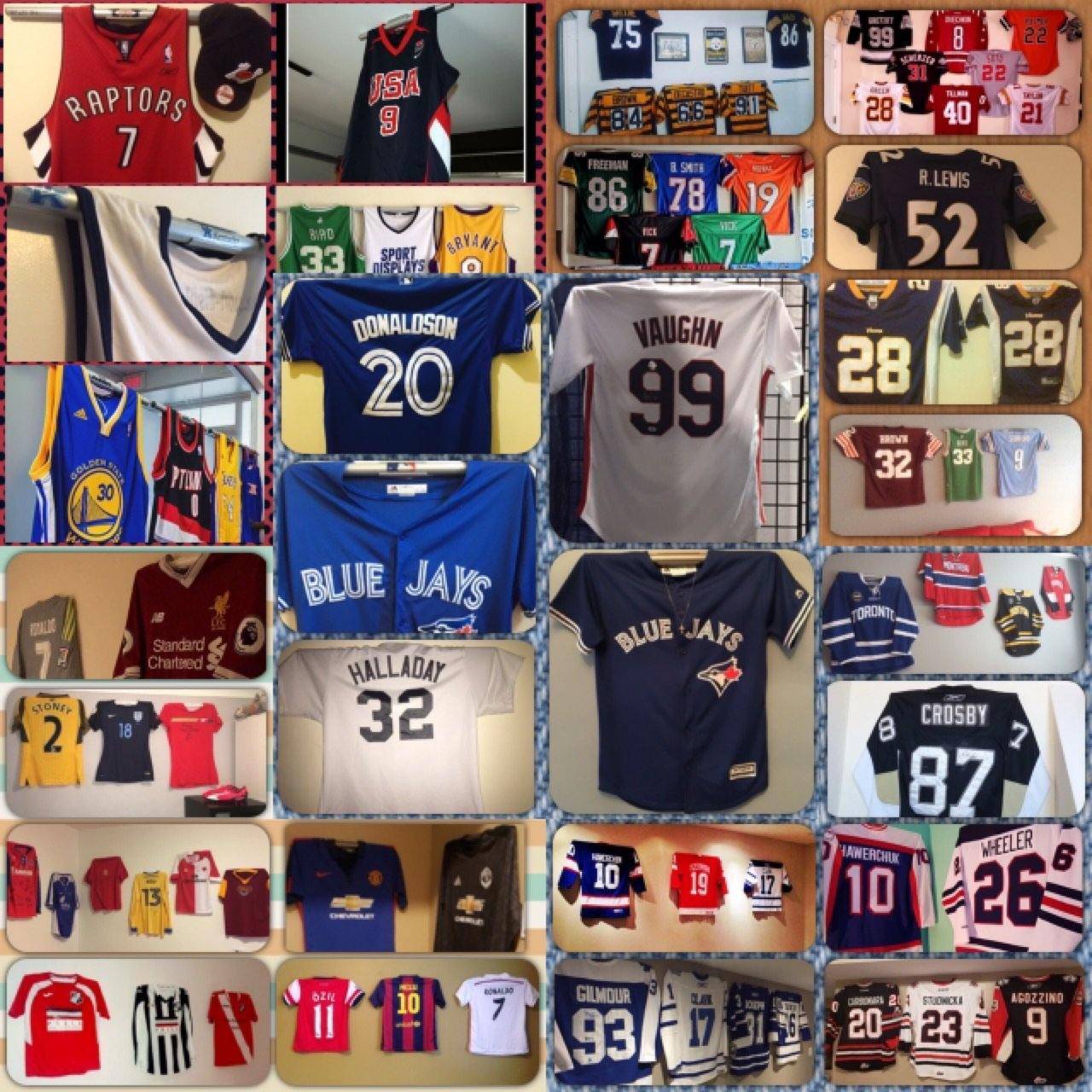 Jersey Mount Pack of 6-Jersey Mount-Sports Displays