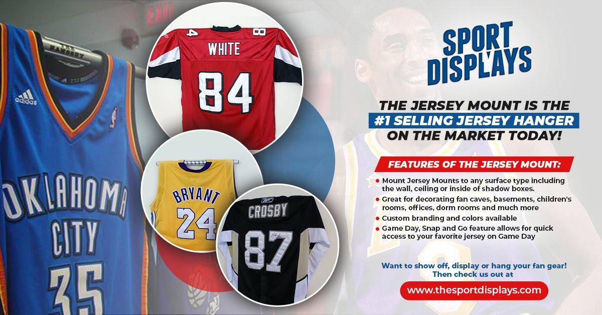 5 Reasons for the Jersey Mount and how the Jersey Mount is revolutionizing advertising in fan caves - Sports Displays