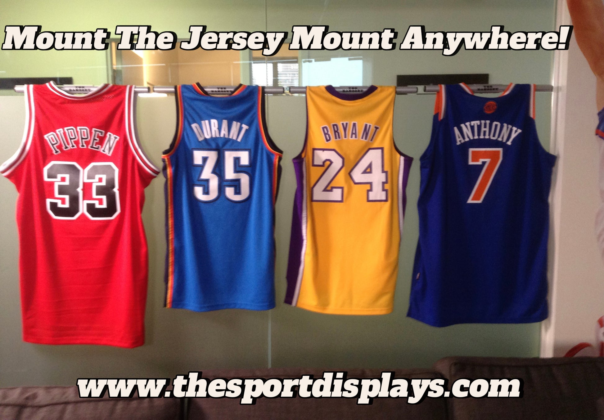 Jersey Mount — Display Your Sports Jersey on Any Wall | The Sport Displays-Jersey Mount-Sports Displays